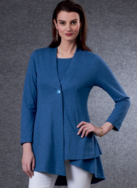 Vogue Patterns V1808 | Misses' Cardigan & Tunics