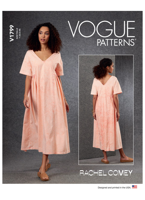 Vogue Patterns V1799 | Misses' Dress | Front of Envelope