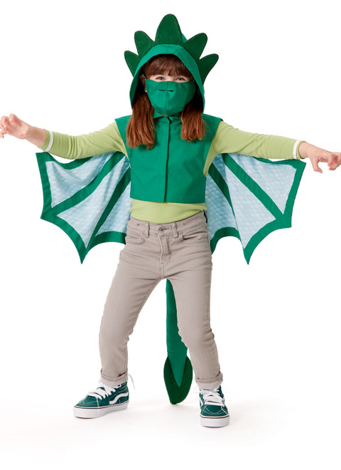 McCall's M8225 | Kids' Dragon Cape and Mask