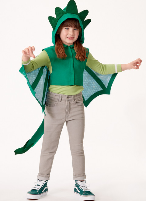 McCall's M8225 | Kids' Dragon Cape and Mask
