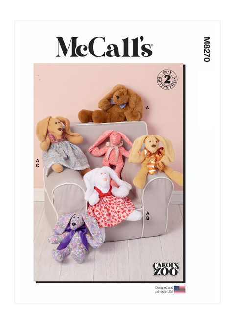 McCall's M8270 | Bunny and Dresses | Front of Envelope