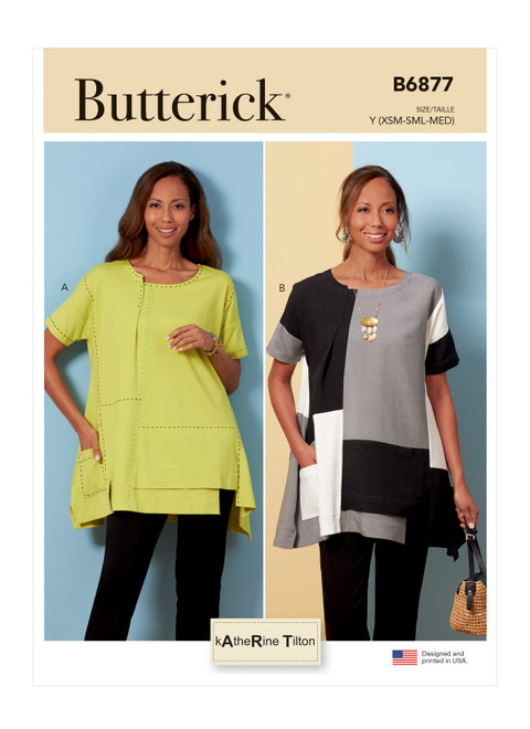 Butterick B6877 | Misses' Top | Front of Envelope