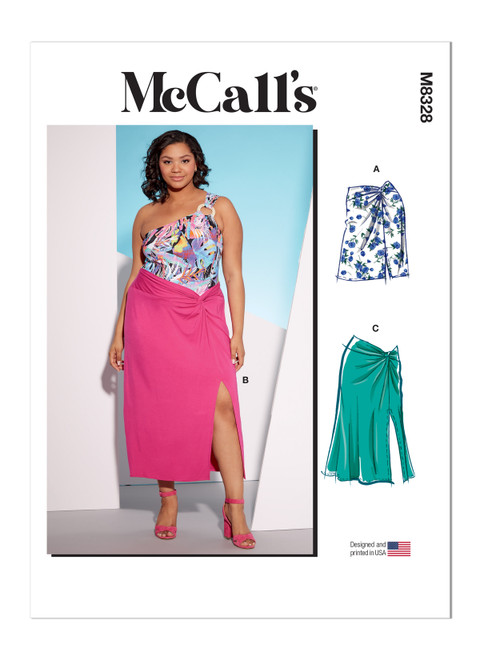 McCall's M8328 | Women's Knit Skirts | Front of Envelope