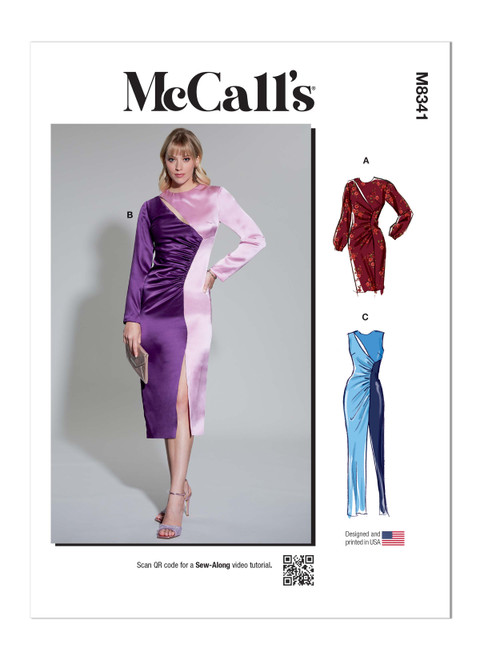McCall's M8341 | Misses' Dress | Front of Envelope