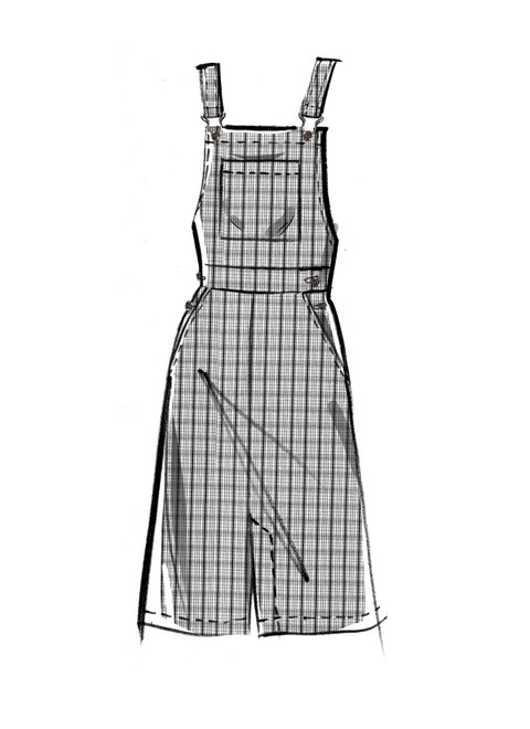 McCall's M8345 | Misses' Skirt Overalls