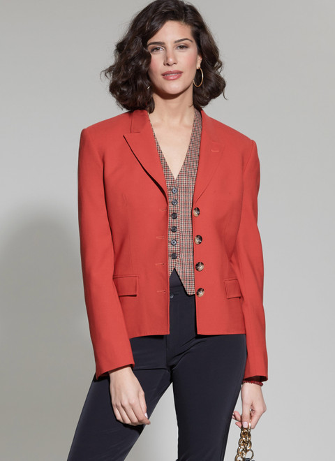 McCall's M8350 | Misses' Blazer and Vest by Melissa Watson