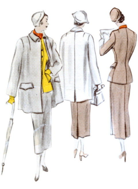 Vogue Patterns V1932 | Misses' Vintage Suit and Coat