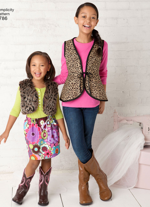 Simplicity S1786 | Learn to Sew Child's & Girls' Sportswear
