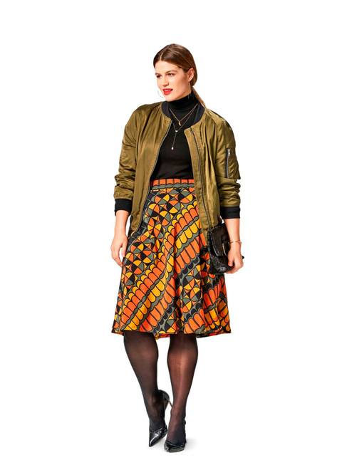 Burda Style BUR6491 | Misses' Flared Skirt