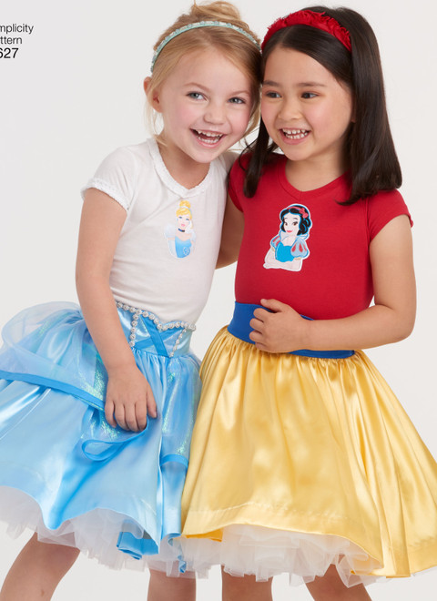 Simplicity S8627 | Child's Disney Character Skirts