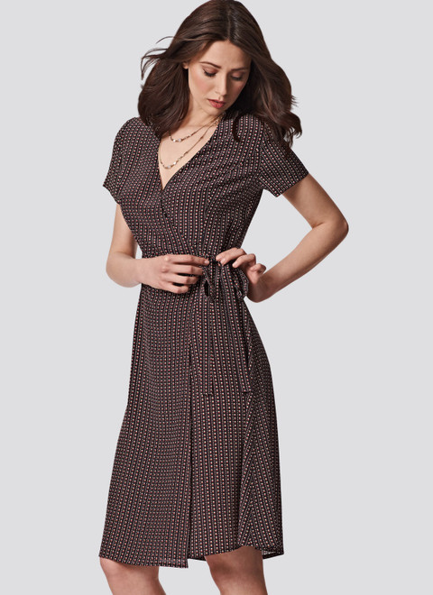 Simplicity S8735 | Misses'/Miss Petite Wrap Dress