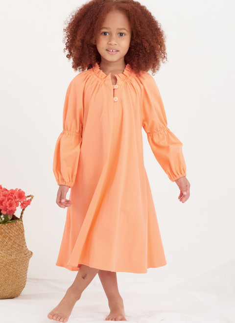 Simplicity S9462 | Children's & Misses' Lounge Dress