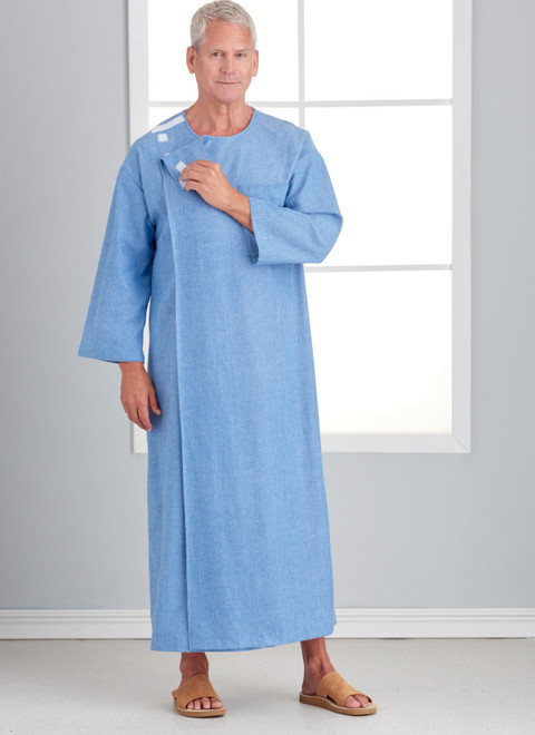 Simplicity S9490 | Unisex Recovery Gowns and Bed Robe