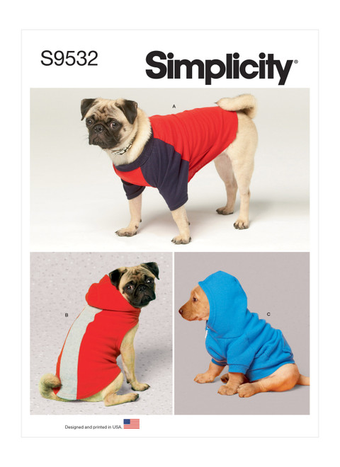 Simplicity S9532 | Pet Clothes | Front of Envelope