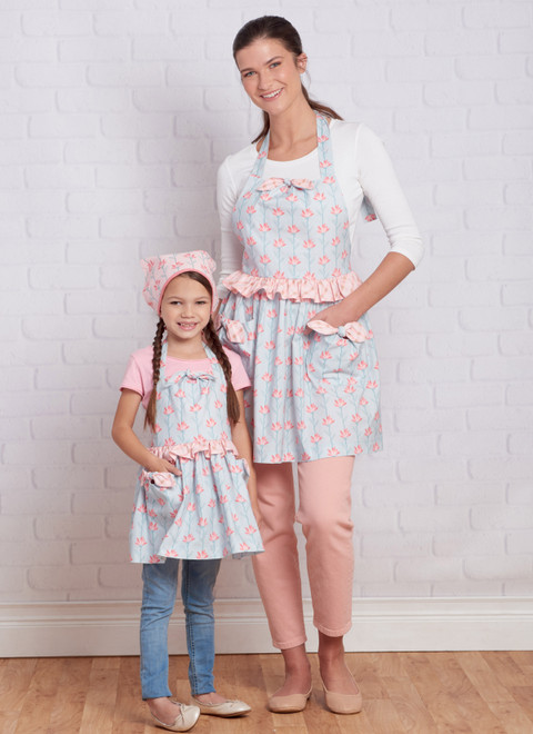 Simplicity S9565 | Children's and Misses' Aprons and Accessories