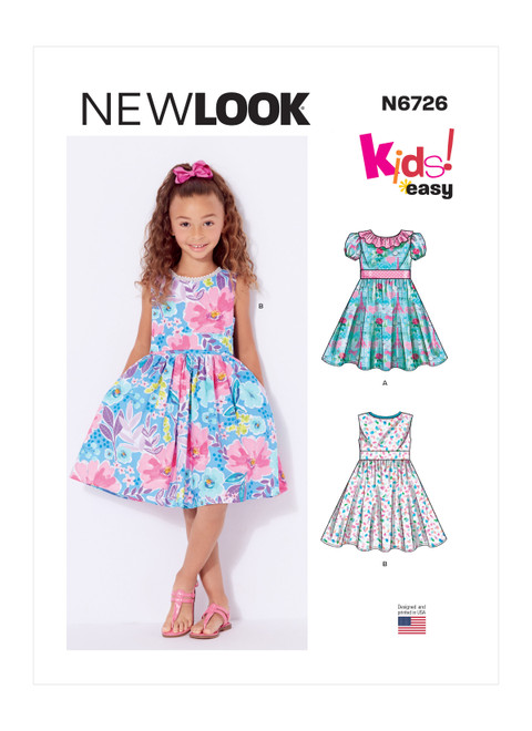 New Look N6726 | Toddlers' and Children's Dresses | Front of Envelope