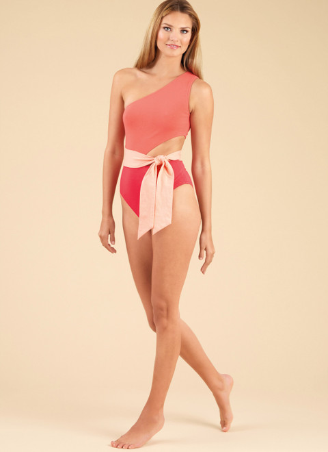 New Look N6734 | Misses' Swimsuit and Wrap Skirt