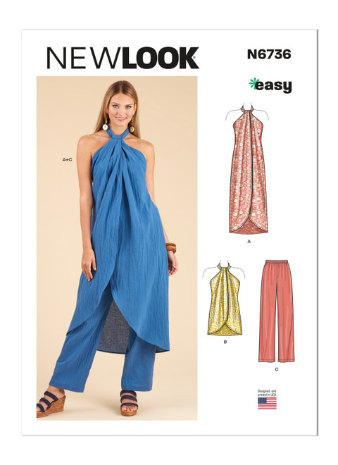 New Look N6736 | Misses' Tops and Pants | Front of Envelope