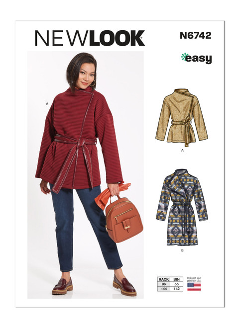 New Look N6742 | Misses' Jacket and Coat | Front of Envelope