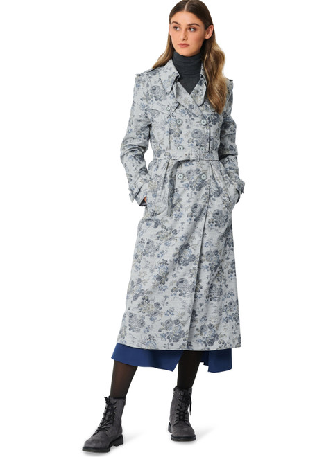 Burda Style BUR5984 | Misses' Caban Jacket and Trench Coat