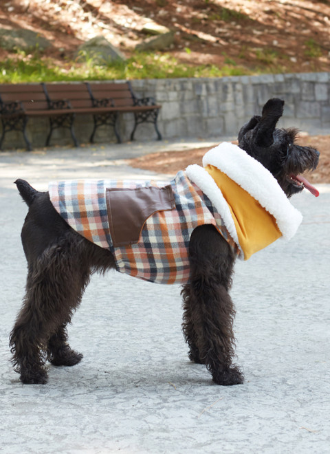 Simplicity S9663 | Pet Coats with Optional Hoods and Cowls in Sizes S-M-L and Adult Cowl