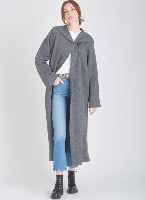Simplicity S9684 | Misses' Hooded Coats and Jacket with Length Variations