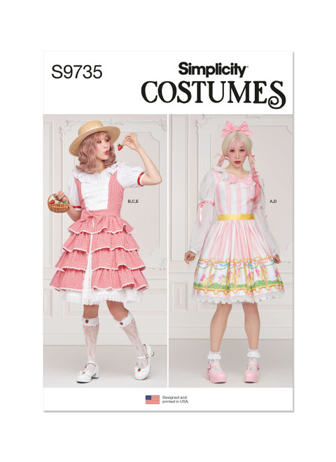 Simplicity S9735 | Misses' Costume | Front of Envelope