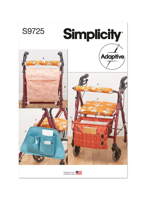 Simplicity S9725 | Wheeled Walker Accessories | Front of Envelope