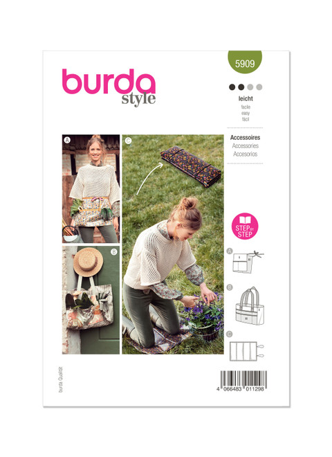 Burda Style BUR5909 | Burda Style Pattern 5909 Accessories | Front of Envelope