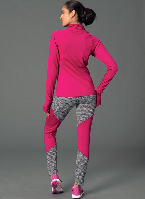 McCall's M7261 (Digital) | Misses' Activewear Tops and Leggings