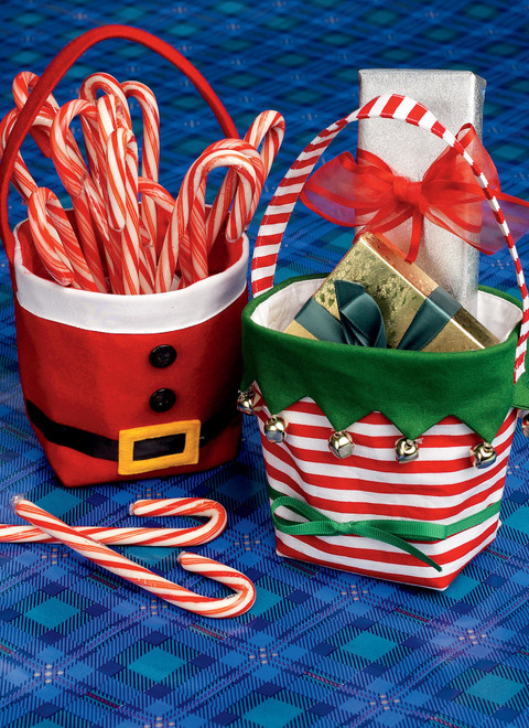 McCall's M7304 (Digital) | Christmas Stockings, Gift Pouches, Baskets and Hanging Decoration
