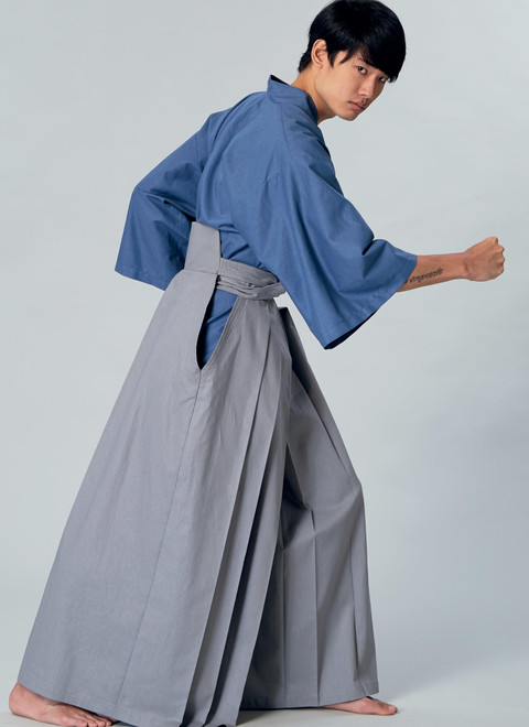 McCall's M7525 (Digital) | Kimono and Pleated Pants