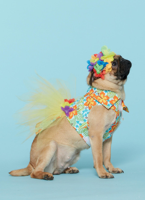 McCall's M7584 (Digital) | Kids' Gathered Top and Skirt, and Dog Costumes