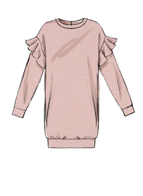 McCall's M7688 (Digital) | Misses' Knit Tops and Dresses
