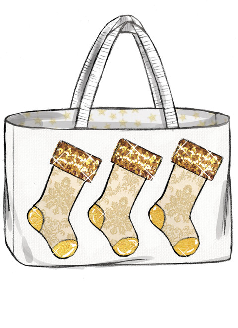 McCall's M7884 (Digital) | Holiday Gift Bags