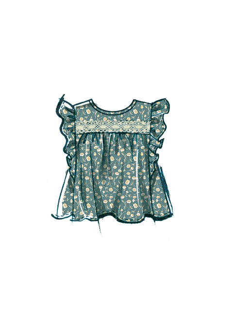McCall's M8373 | Children's and Girls' Top and Skirt