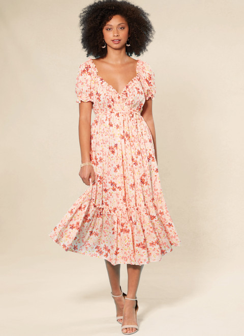 McCall's M8358 | Misses' Vintage Wrap Dress by Laura Ashley