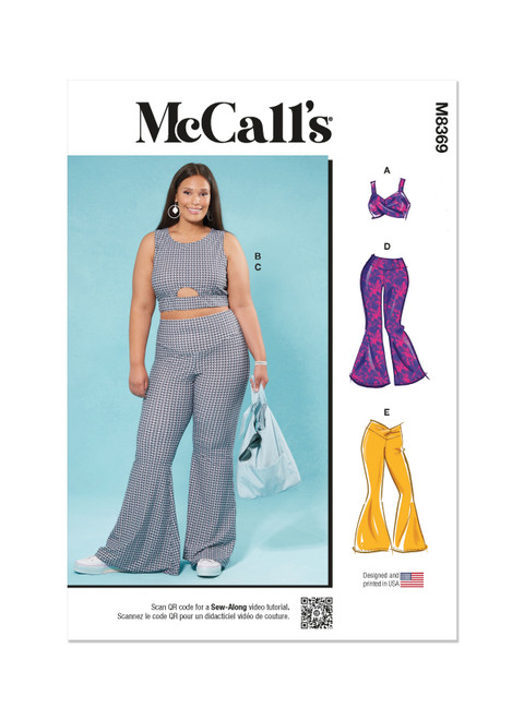 McCall's M8369 | Women's Knit Tops and Pants | Front of Envelope
