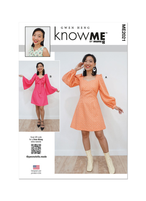 Know Me ME2021 | Misses' Dress by Gwen Heng | Front of Envelope