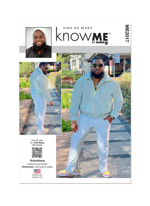 Know Me ME2017 | Men's Pullover Jacket and Pants by Sins of Many | Front of Envelope