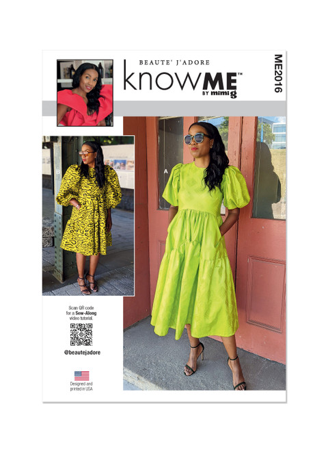 Know Me ME2016 | Misses' Dress by Beaute' J'adore | Front of Envelope