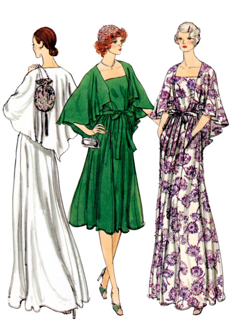 Vogue Patterns V1947 | Misses’ Evening Dress Vintage 1970's