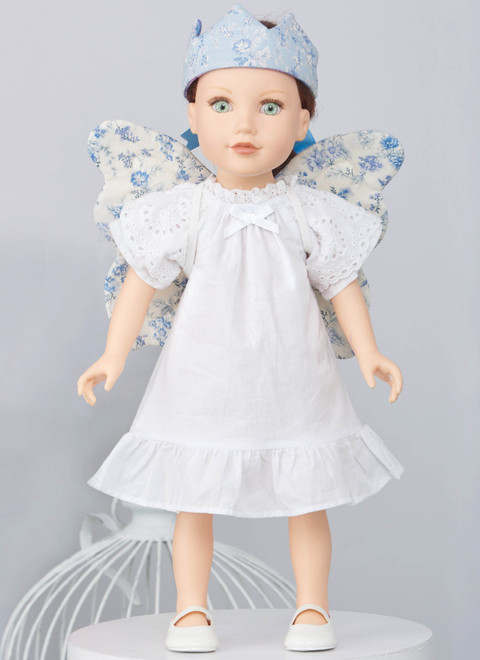 Simplicity S9765 | Children's Wings in Sizes S-M-L, Crown, Tote, Backpack and Wings and Crown for Doll or Plush