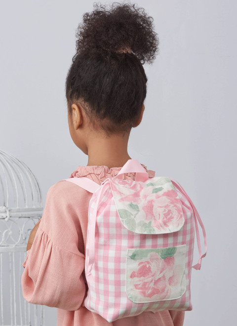 Simplicity S9765 | Children's Wings in Sizes S-M-L, Crown, Tote, Backpack and Wings and Crown for Doll or Plush