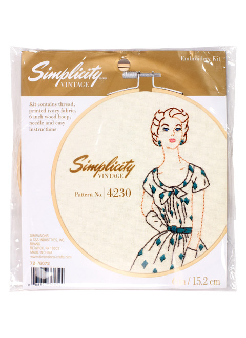 Simplicity Vintage Embroidery Kit