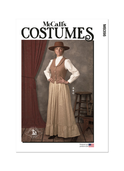 McCall's M8398 | Misses' Costumes | Front of Envelope