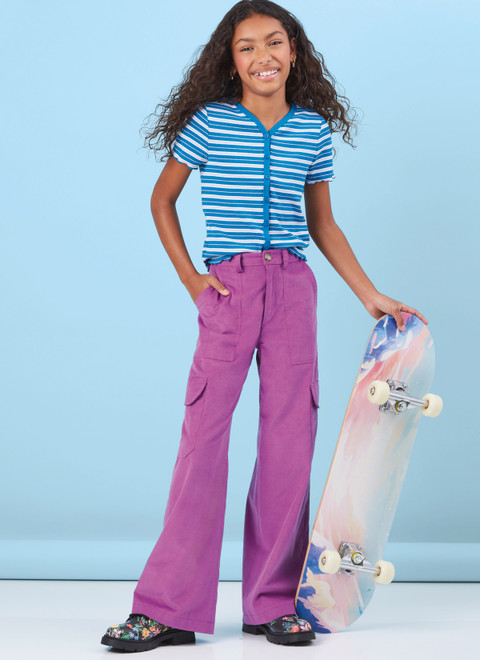McCall's M8396 (PDF) | Girls' Shorts and Cargo Pants