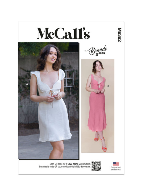 McCall's M8382 | Misses' Dresses by Brandi Joan | Front of Envelope