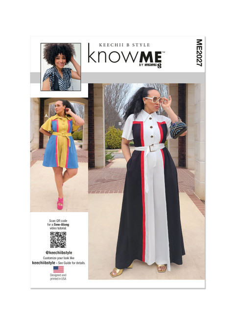 McCall's ME2027 (PDF) | Misses' and Women's Romper and Jumpsuit | Front of Envelope