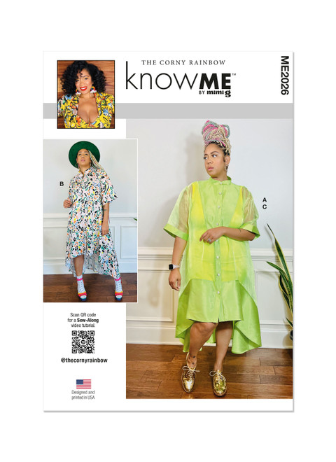 McCall's ME2026 (PDF) | Misses' Shirtdress and Knit Tank Dress | Front of Envelope
